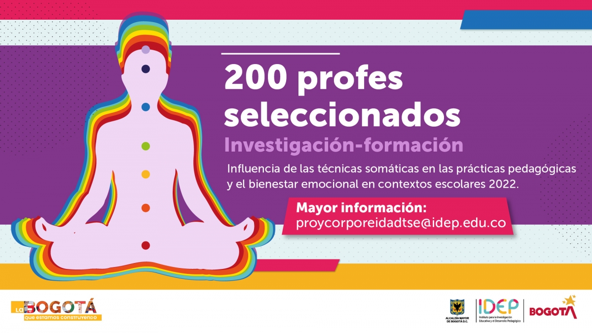 200 maestras y maestros de Bogotá seleccionados para nueva investigación del IDEP