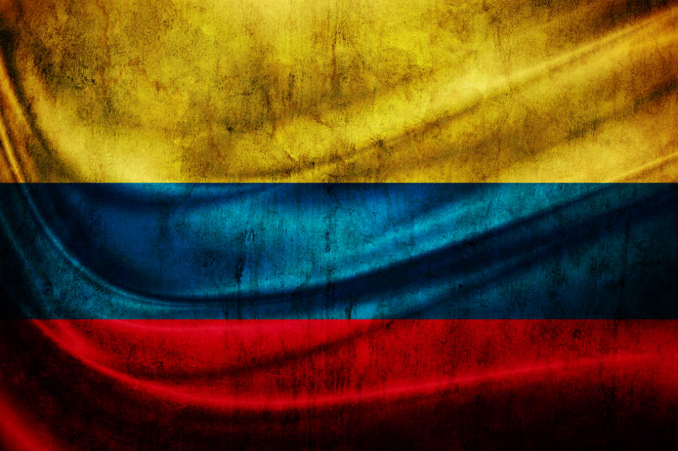 Resultado de imagen de colombia bandera negra"