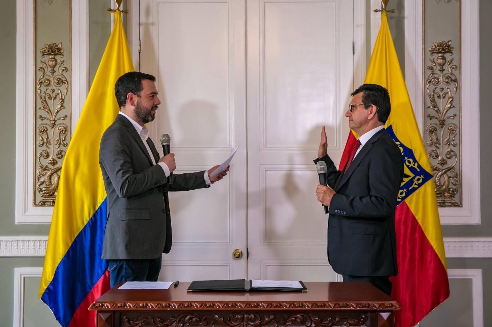 Posesión del director del IDEP año 2024 Andrés Mauricio Castillo Varela