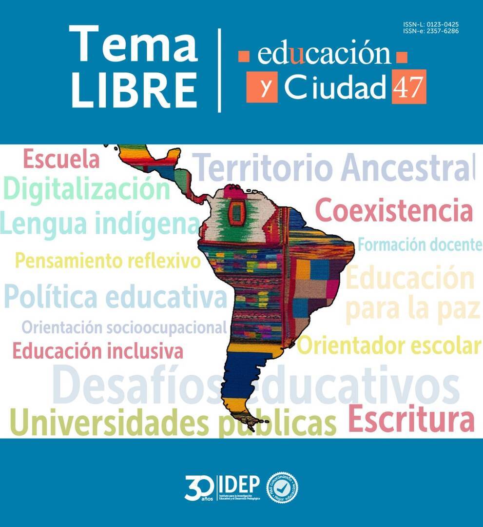 Portada de la revista educación y ciudad número 47