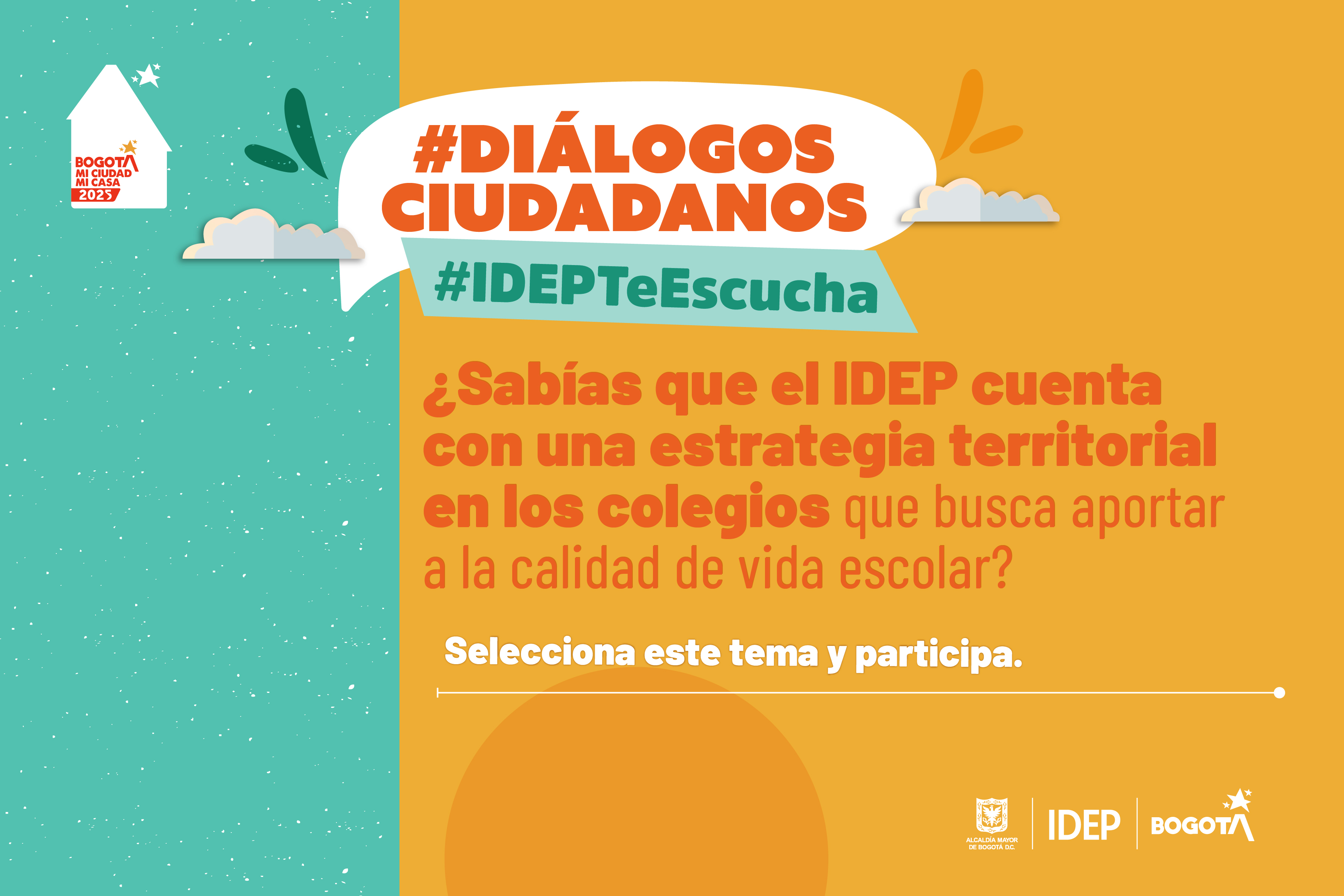 Diálogos ciudadanos, selecciona este tema y participa