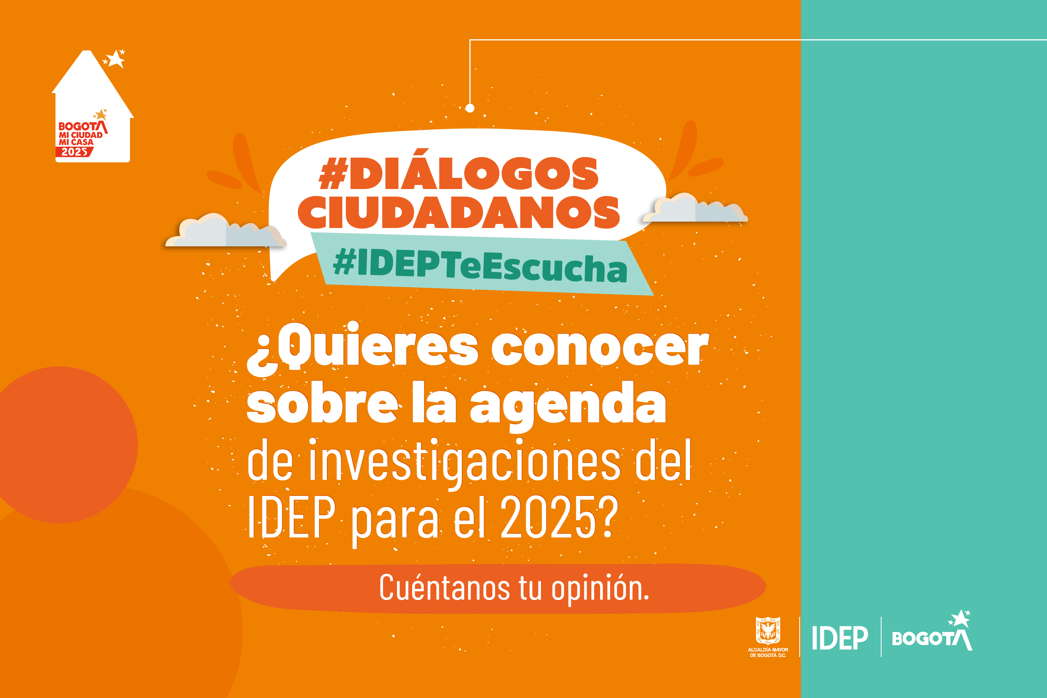 Diálogos ciudadanos, cuéntanos tu opinión