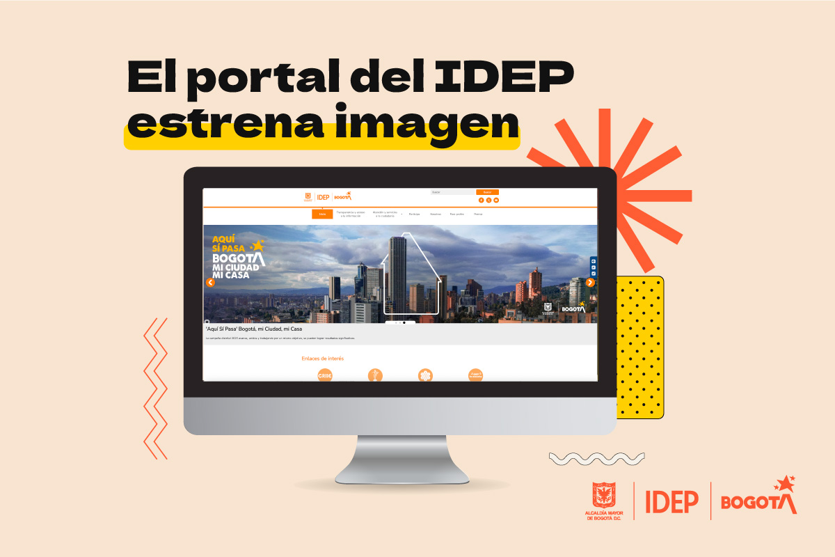 El portal del IDEP estrena imagen