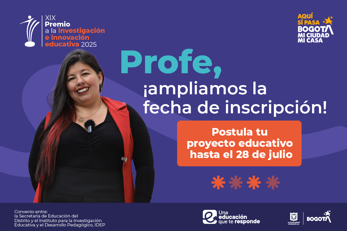 Profe, ampliamos la fecha de inscripción al Premio 2025