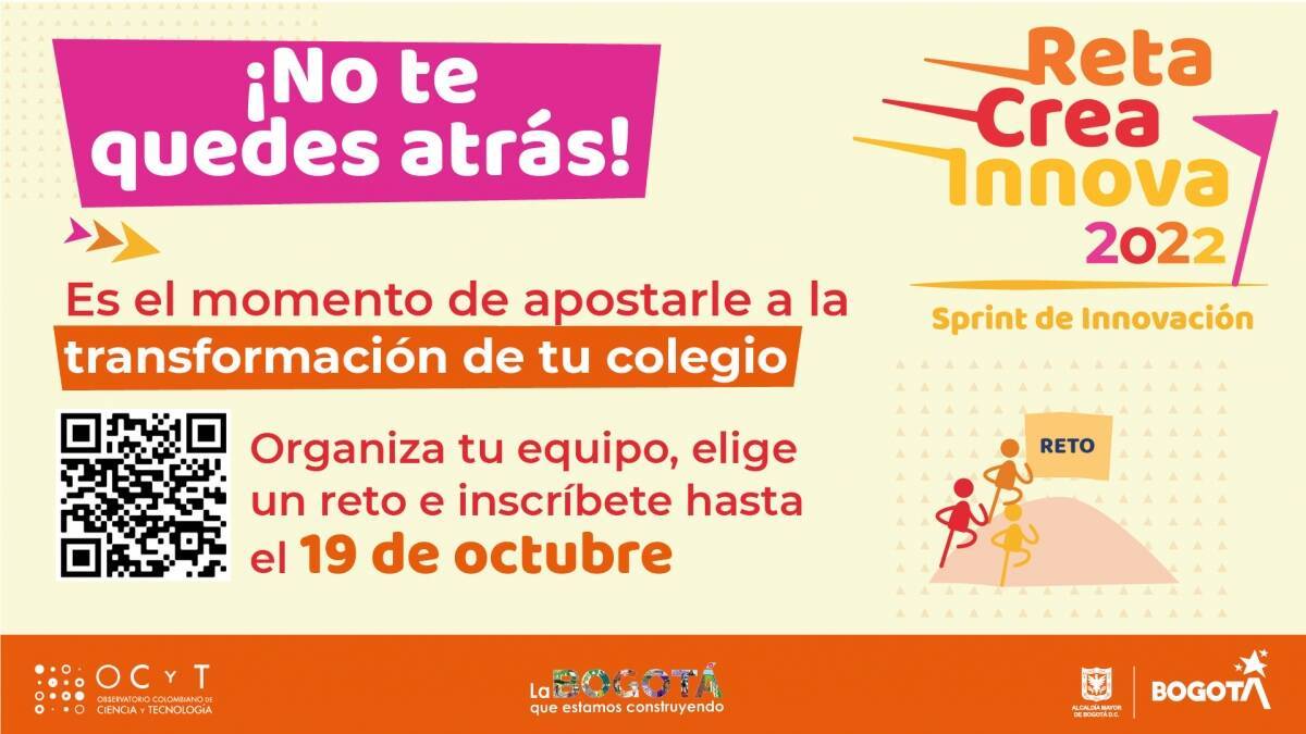 Imagen de la invitación a registrarse hasta el 19 de octubre, QR para escanear y registrarse