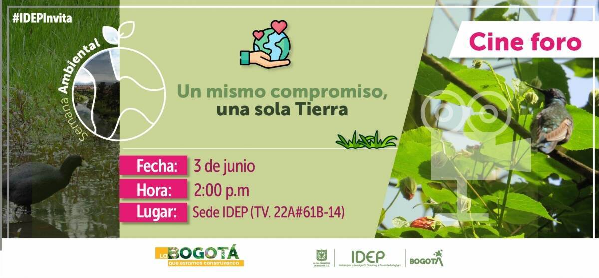 Cine foro con la fecha y hora