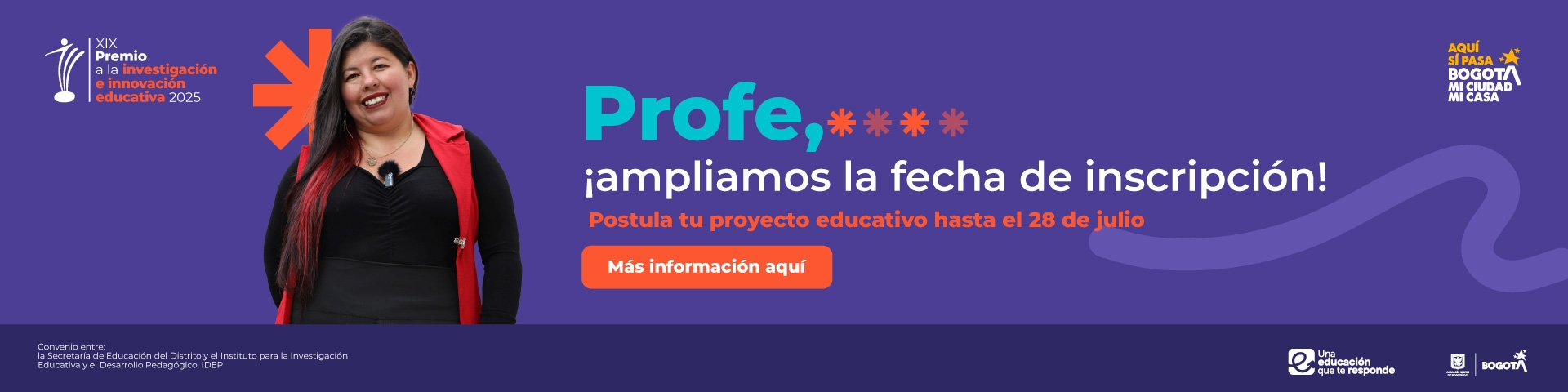 Profe, ampliamos la fecha de inscripción al Premio 2025